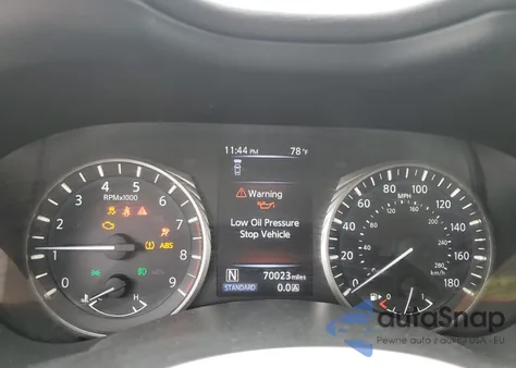 2019 Infiniti Q50 Red Sport 400 z USA, uszkodzony, nr VIN JN1FV7AR8KM593330